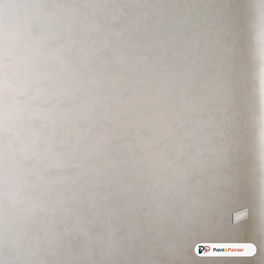 Ivory metallic finish — texture painting by Paint & Painter, Bangalore