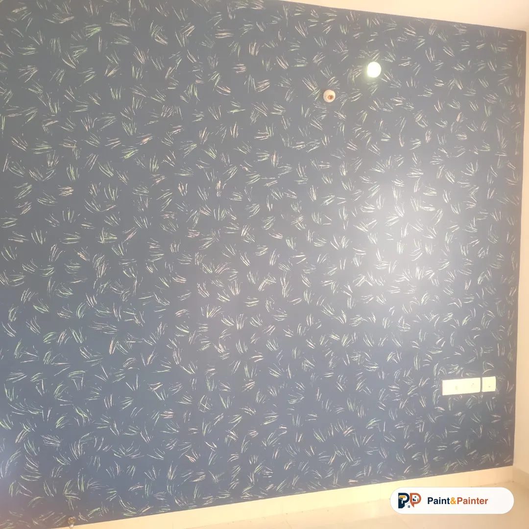 Slate-blue fleck texture — texture painting by Paint & Painter, Bangalore